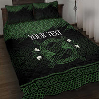 Personalized Imbolc Blessed Celtic Knot Quilt Bed Set Brigids Cross Symbol - Wonder Print Shop