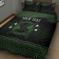 Personalized Imbolc Blessed Celtic Knot Quilt Bed Set Brigids Cross Symbol - Wonder Print Shop