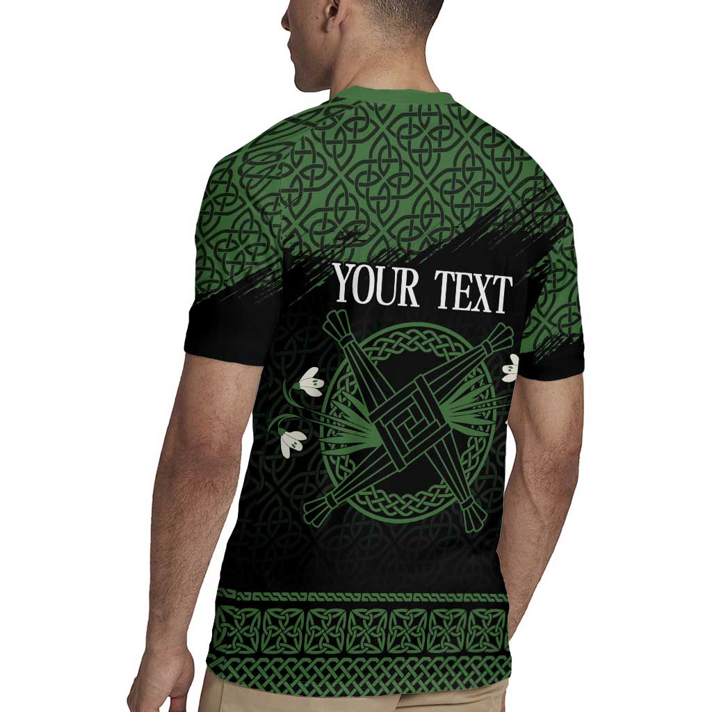 Personalized Imbolc Blessed Celtic Knot Rugby Jersey Brigids Cross Symbol - Wonder Print Shop