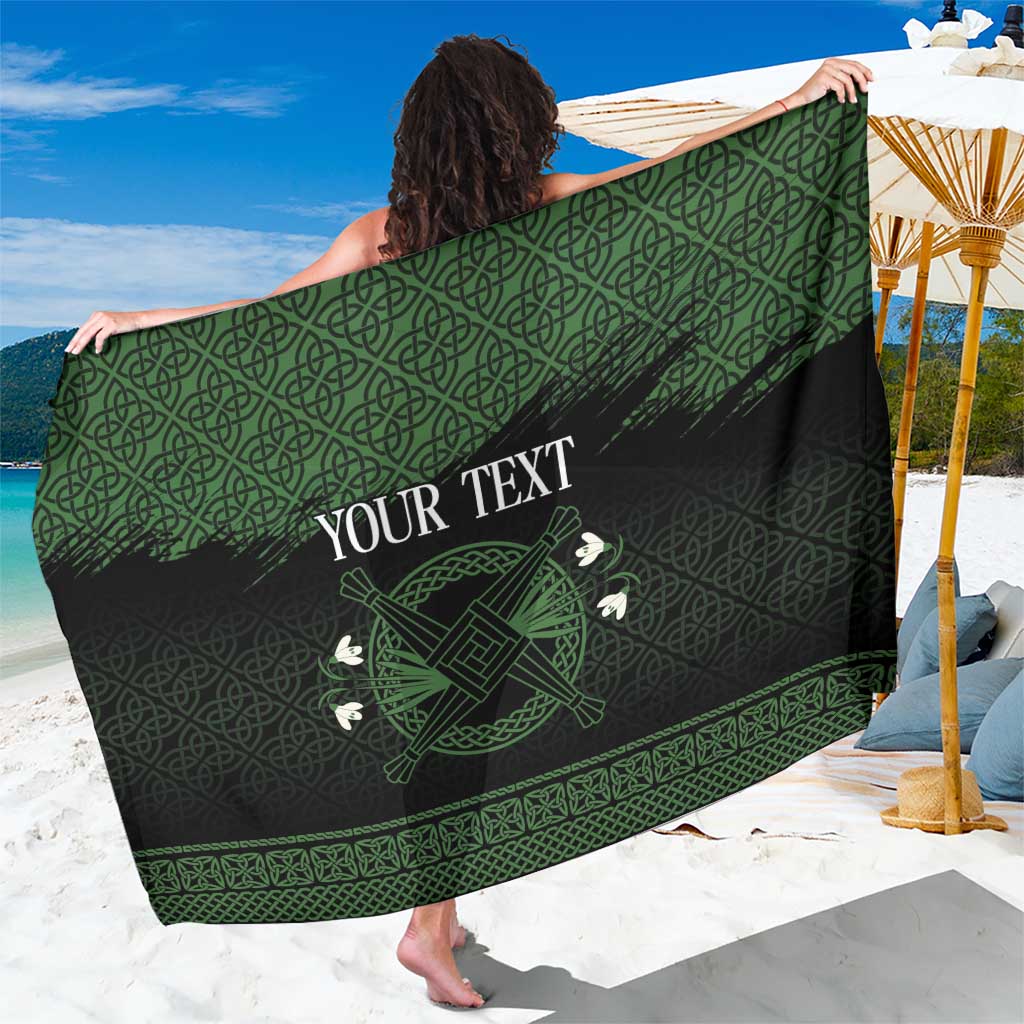 Personalized Imbolc Blessed Celtic Knot Sarong Brigids Cross Symbol - Wonder Print Shop