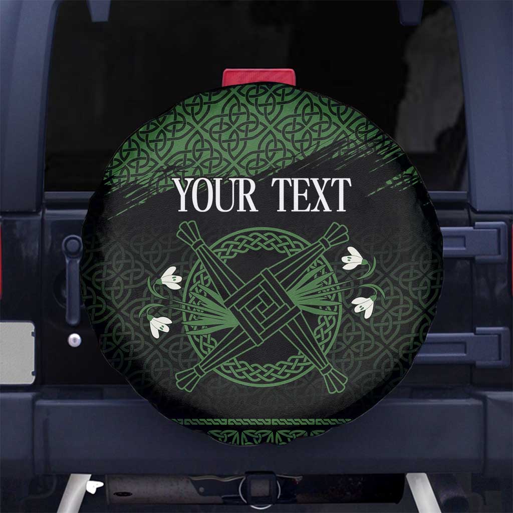 Personalized Imbolc Blessed Celtic Knot Spare Tire Cover Brigids Cross Symbol - Wonder Print Shop