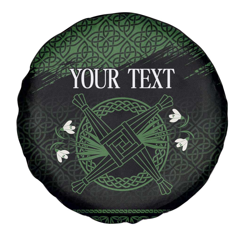 Personalized Imbolc Blessed Celtic Knot Spare Tire Cover Brigids Cross Symbol - Wonder Print Shop