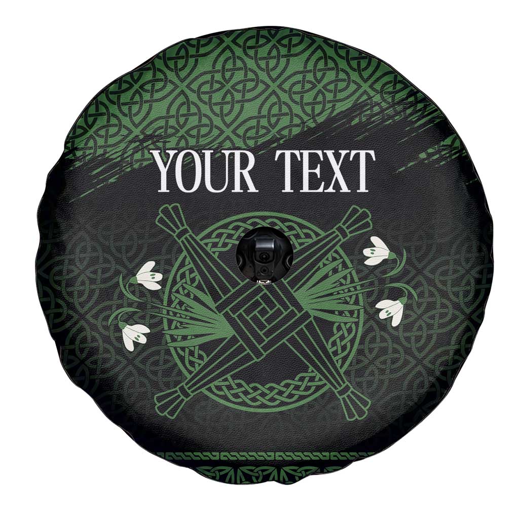 Personalized Imbolc Blessed Celtic Knot Spare Tire Cover Brigids Cross Symbol - Wonder Print Shop