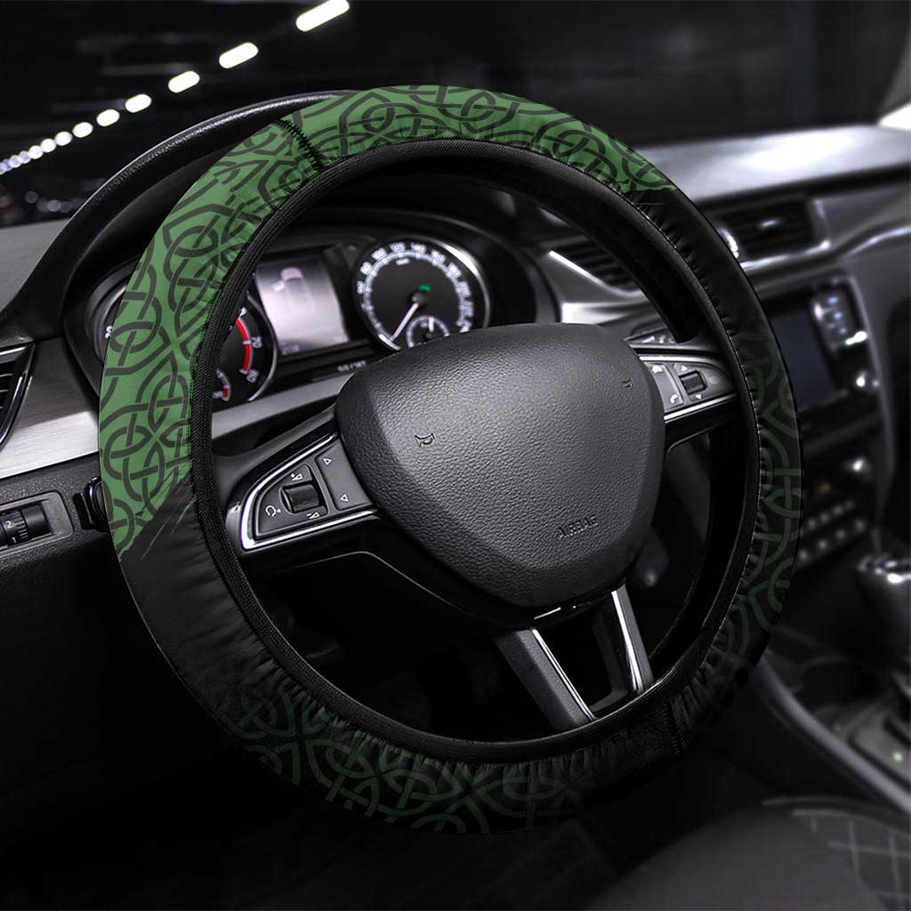 Imbolc Blessed Celtic Knot Steering Wheel Cover Brigids Cross Symbol - Wonder Print Shop