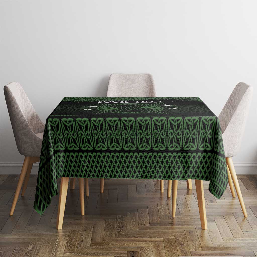 Personalized Imbolc Blessed Celtic Knot Tablecloth Brigids Cross Symbol - Wonder Print Shop
