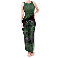 Personalized Imbolc Blessed Celtic Knot Tank Maxi Dress Brigids Cross Symbol - Wonder Print Shop