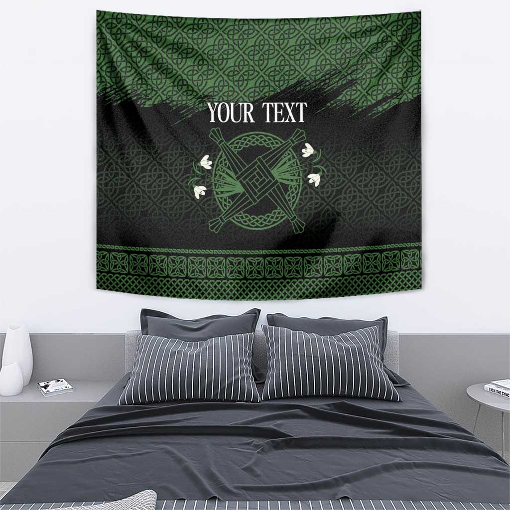Personalized Imbolc Blessed Celtic Knot Tapestry Brigids Cross Symbol - Wonder Print Shop