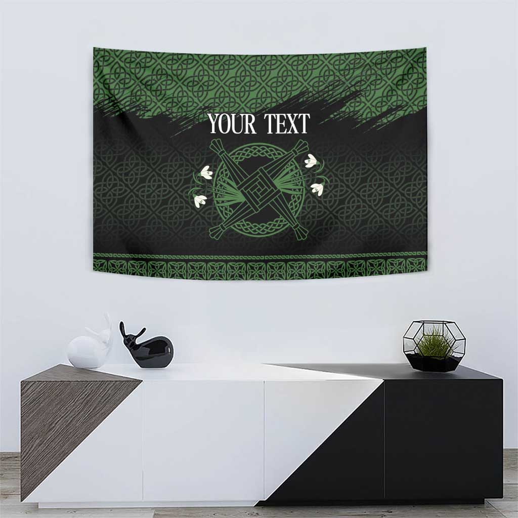 Personalized Imbolc Blessed Celtic Knot Tapestry Brigids Cross Symbol - Wonder Print Shop