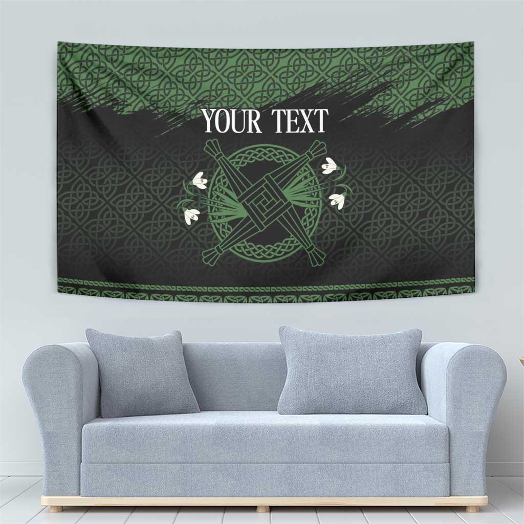 Personalized Imbolc Blessed Celtic Knot Tapestry Brigids Cross Symbol - Wonder Print Shop