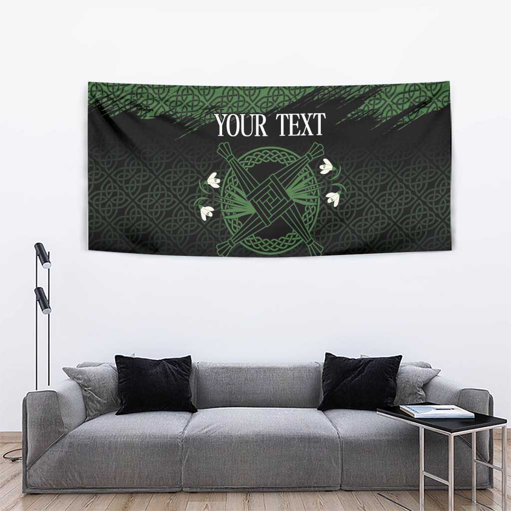 Personalized Imbolc Blessed Celtic Knot Tapestry Brigids Cross Symbol - Wonder Print Shop
