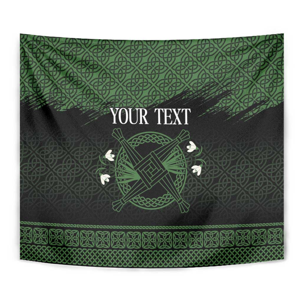 Personalized Imbolc Blessed Celtic Knot Tapestry Brigids Cross Symbol - Wonder Print Shop