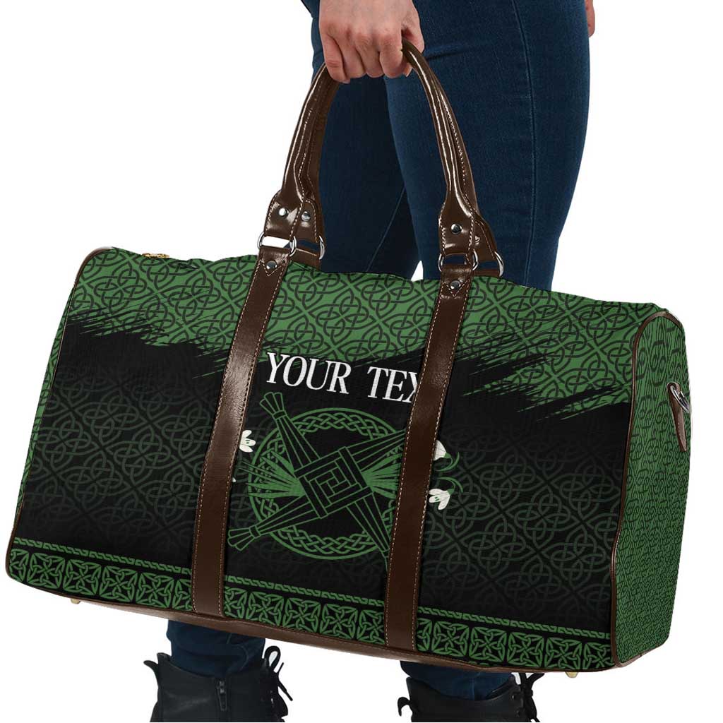Personalized Imbolc Blessed Celtic Knot Travel Bag Brigids Cross Symbol - Wonder Print Shop