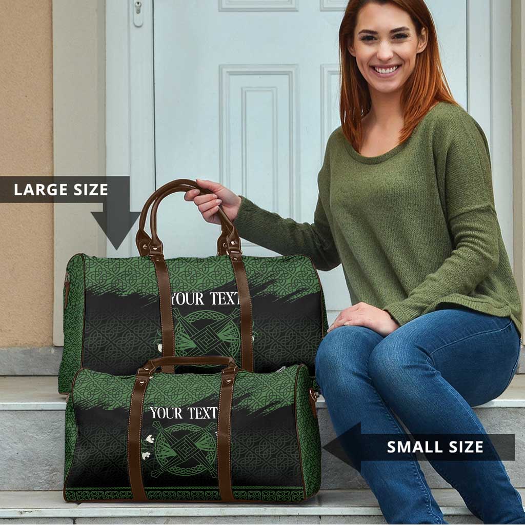 Personalized Imbolc Blessed Celtic Knot Travel Bag Brigids Cross Symbol - Wonder Print Shop