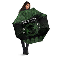 Personalized Imbolc Blessed Celtic Knot Umbrella Brigids Cross Symbol - Wonder Print Shop