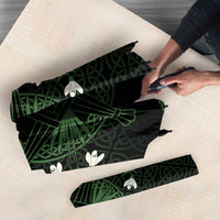 Personalized Imbolc Blessed Celtic Knot Umbrella Brigids Cross Symbol - Wonder Print Shop