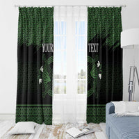 Personalized Imbolc Blessed Celtic Knot Window Curtain Brigids Cross Symbol - Wonder Print Shop