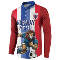 Custom Norway Football Button Sweatshirt The Lions Champion 2024 - Wonder Print Shop