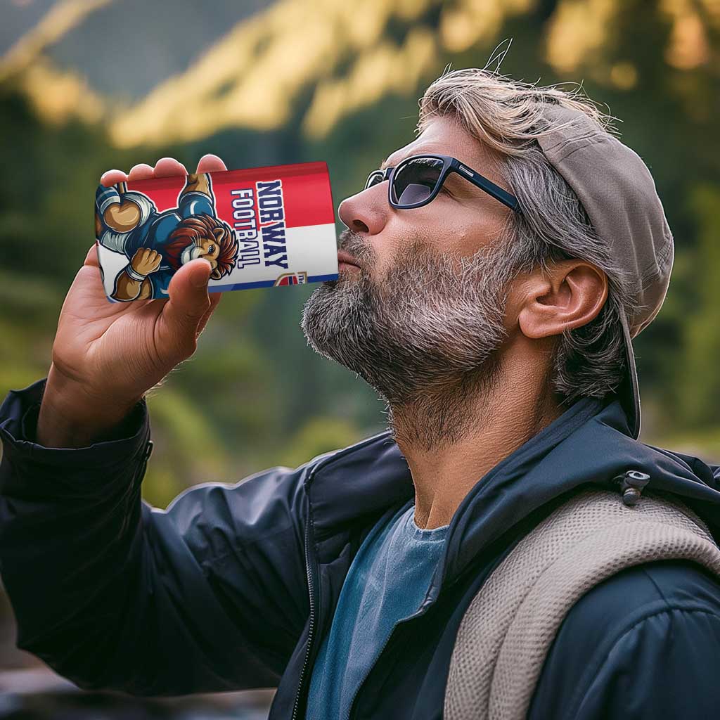 Custom Norway Football 4 in 1 Can Cooler Tumbler The Lions Champion 2024 - Wonder Print Shop