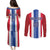 Custom Norway Football Couples Matching Puletasi and Long Sleeve Button Shirt The Lions Champion 2024 - Wonder Print Shop