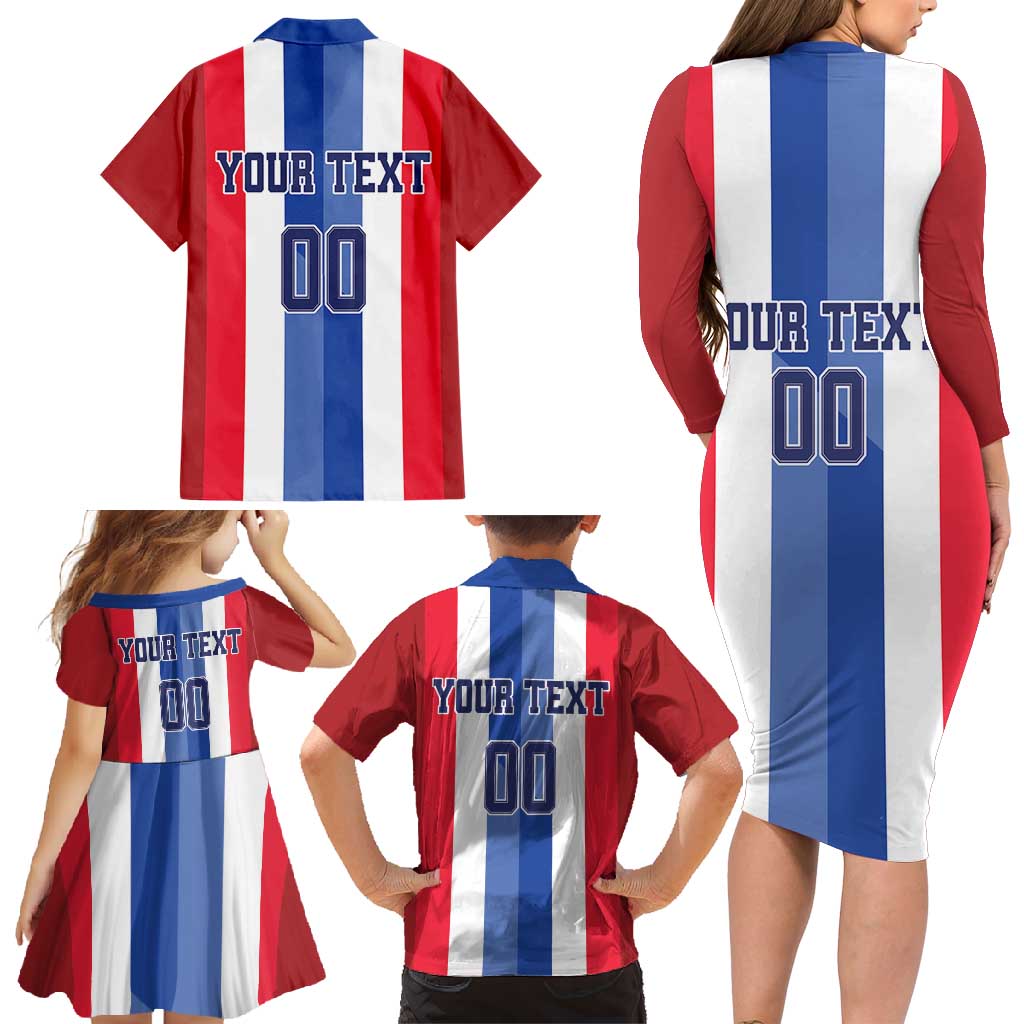 Custom Norway Football Family Matching Long Sleeve Bodycon Dress and Hawaiian Shirt The Lions Champion 2024 - Wonder Print Shop