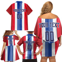 Custom Norway Football Family Matching Off Shoulder Short Dress and Hawaiian Shirt The Lions Champion 2024 - Wonder Print Shop