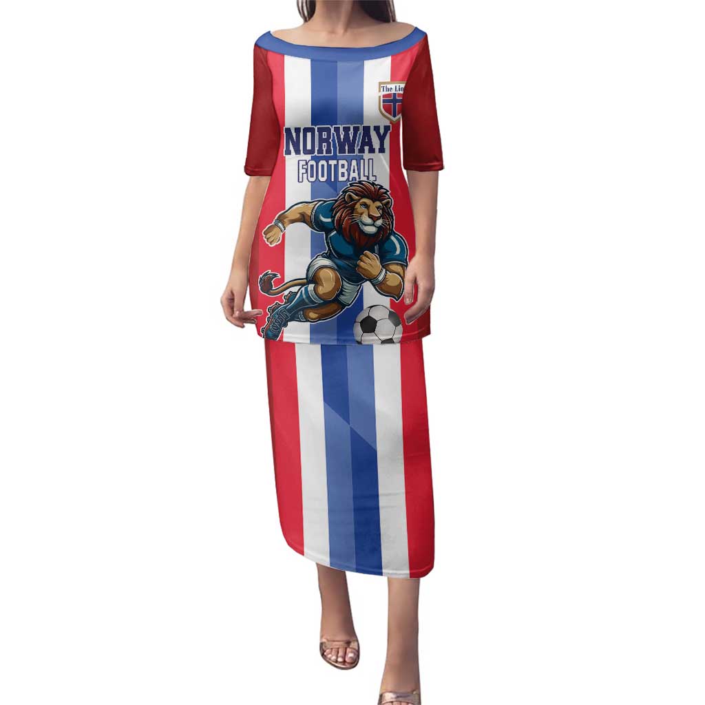 Custom Norway Football Family Matching Puletasi and Hawaiian Shirt The Lions Champion 2024 - Wonder Print Shop