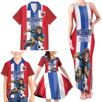 Custom Norway Football Family Matching Tank Maxi Dress and Hawaiian Shirt The Lions Champion 2024 - Wonder Print Shop