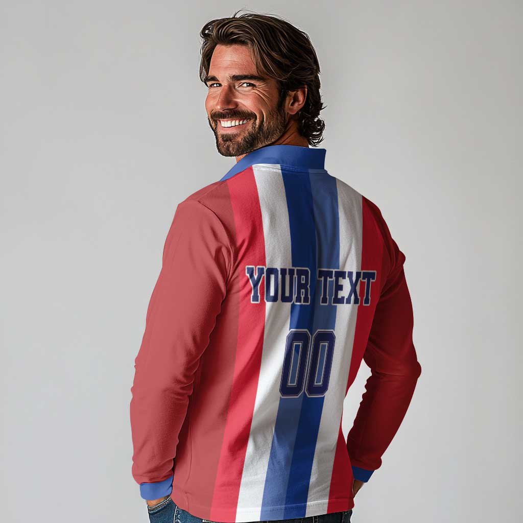 Custom Norway Football Long Sleeve Polo Shirt The Lions Champion 2024 - Wonder Print Shop