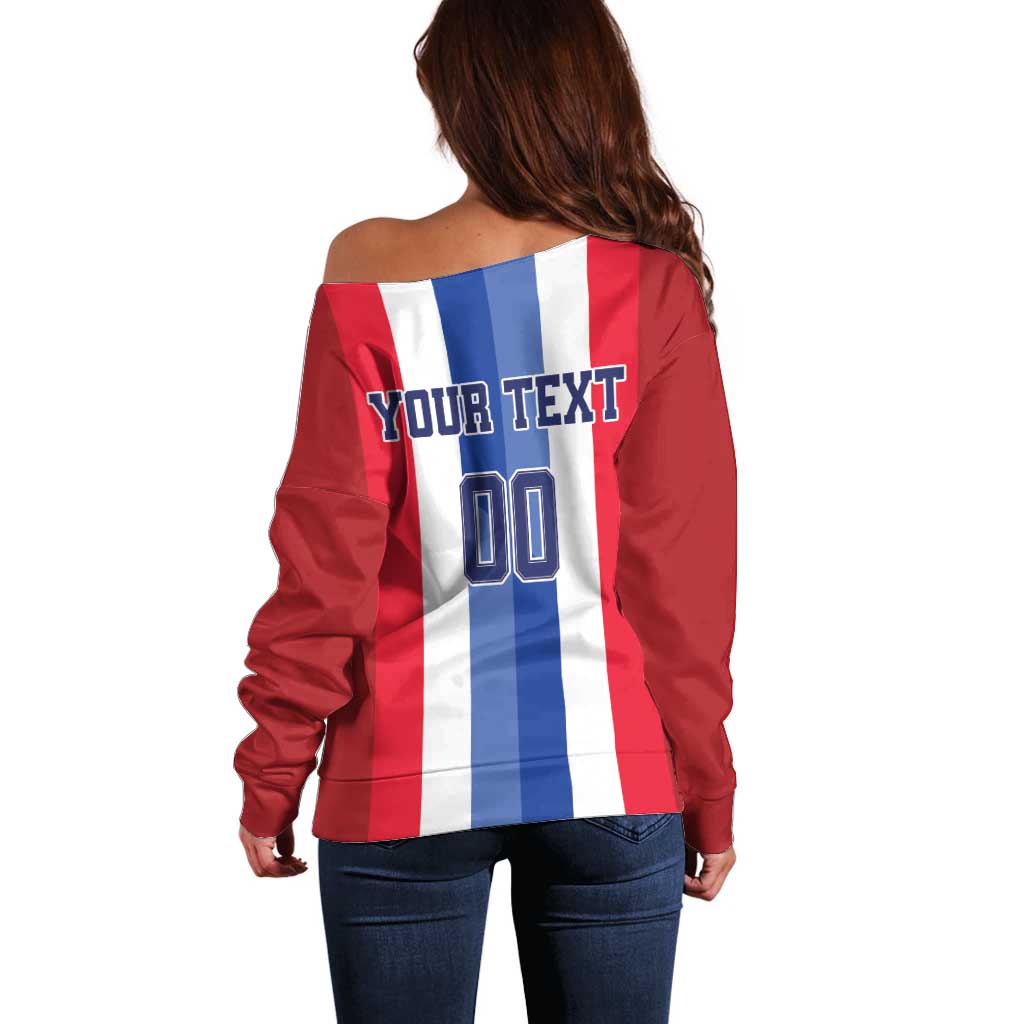 Custom Norway Football Off Shoulder Sweater The Lions Champion 2024 - Wonder Print Shop