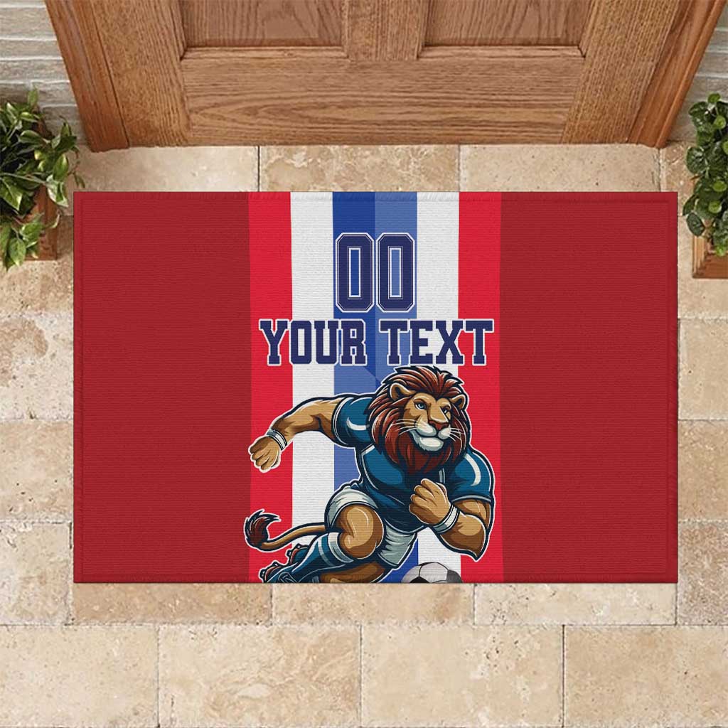 Custom Norway Football Rubber Doormat The Lions Champion 2024 - Wonder Print Shop