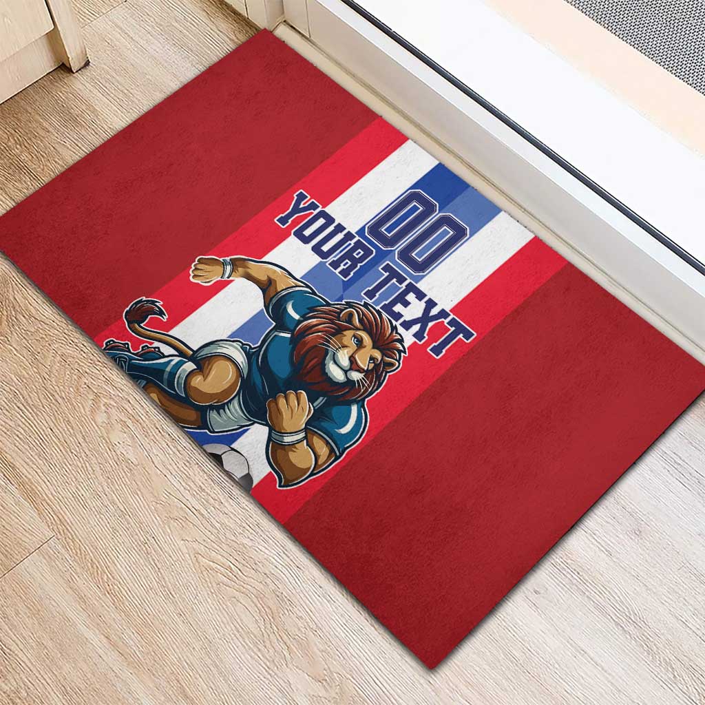 Custom Norway Football Rubber Doormat The Lions Champion 2024 - Wonder Print Shop