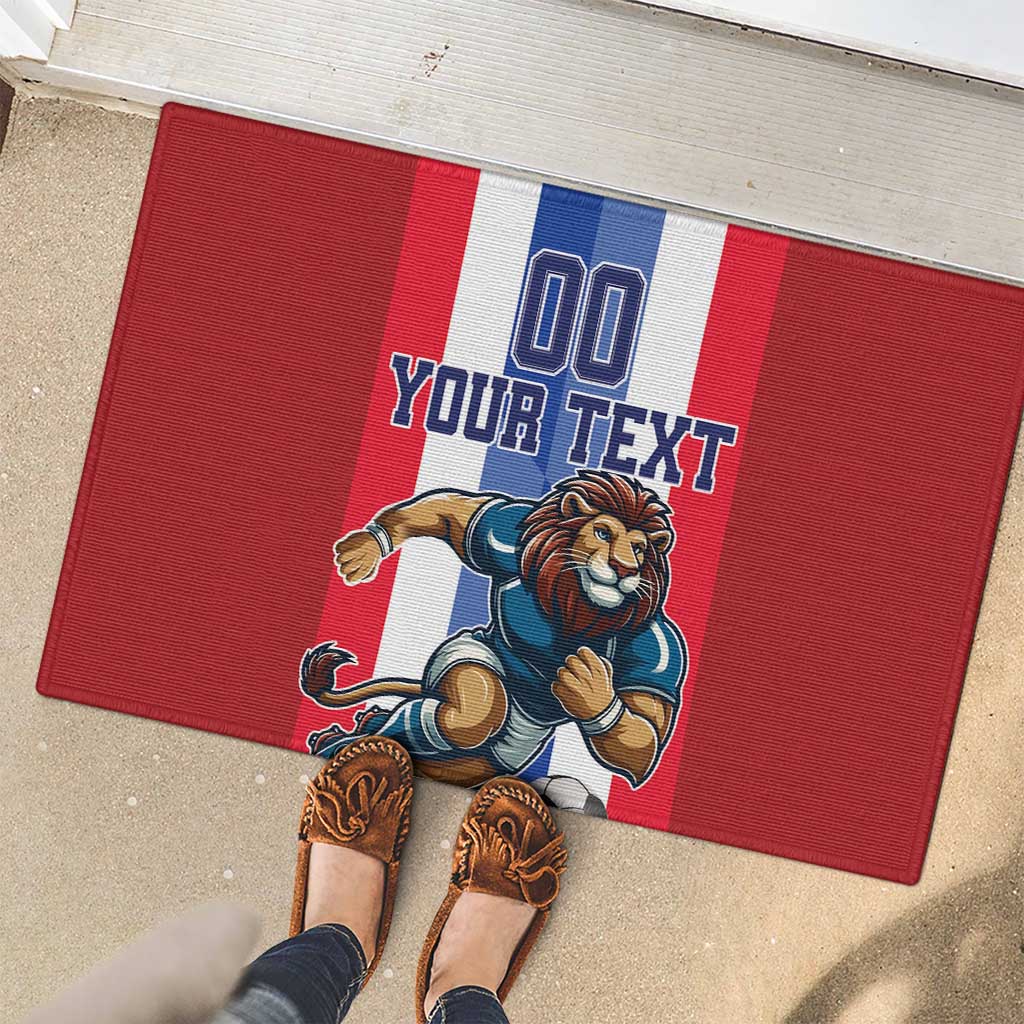 Custom Norway Football Rubber Doormat The Lions Champion 2024 - Wonder Print Shop