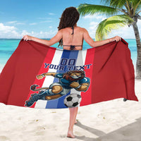 Custom Norway Football Sarong The Lions Champion 2024 - Wonder Print Shop