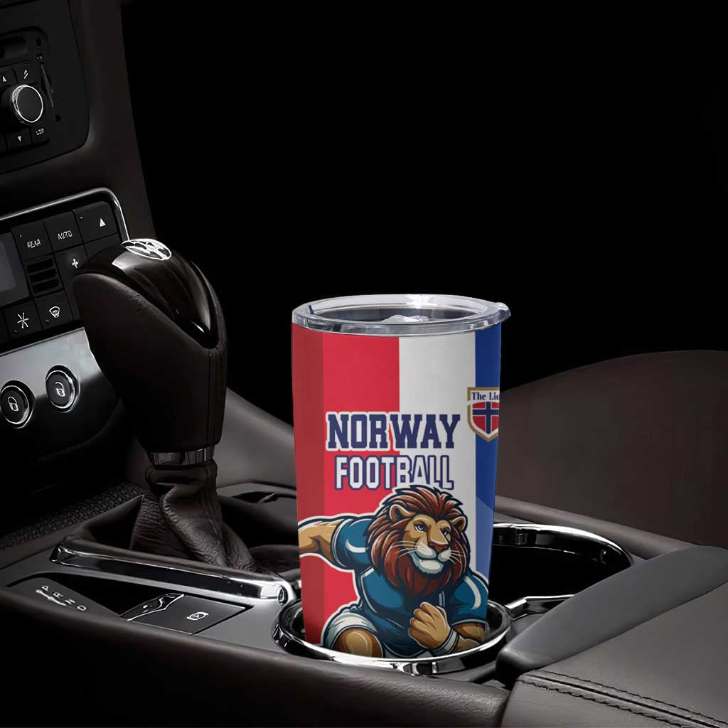 Custom Norway Football Tumbler Cup The Lions Champion 2024 - Wonder Print Shop