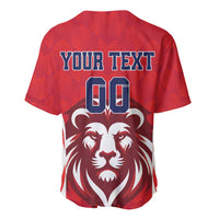 Custom Norway Football Baseball Jersey Red Lion Football 2024 - Wonder Print Shop