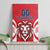 Custom Norway Football Canvas Wall Art Red Lion Football 2024 - Wonder Print Shop