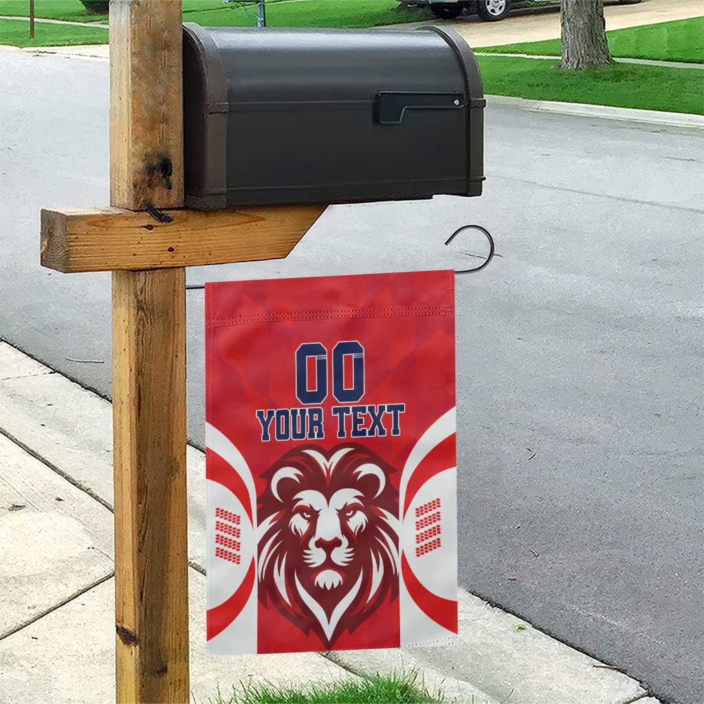 Custom Norway Football Garden Flag Red Lion Football 2024 - Wonder Print Shop