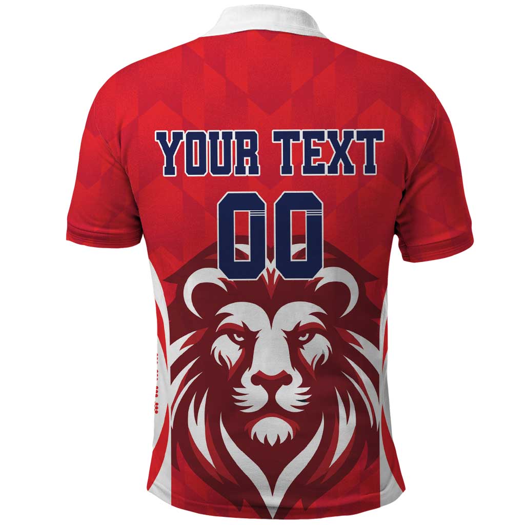 Custom Norway Football Polo Shirt Red Lion Football 2024 - Wonder Print Shop