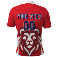 Custom Norway Football Polo Shirt Red Lion Football 2024 - Wonder Print Shop