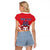 Custom Norway Football Raglan Cropped T Shirt Red Lion Football 2024 - Wonder Print Shop