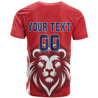 Custom Norway Football T Shirt Red Lion Football 2024 - Wonder Print Shop