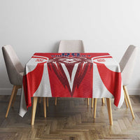 Custom Norway Football Tablecloth Red Lion Football 2024 - Wonder Print Shop