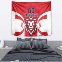 Custom Norway Football Tapestry Red Lion Football 2024 - Wonder Print Shop