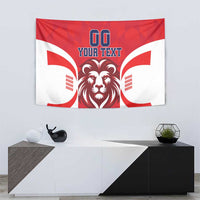 Custom Norway Football Tapestry Red Lion Football 2024 - Wonder Print Shop