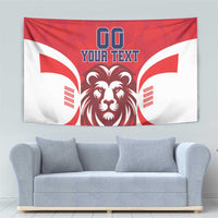 Custom Norway Football Tapestry Red Lion Football 2024 - Wonder Print Shop