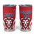 Custom Norway Football Tumbler Cup Red Lion Football 2024 - Wonder Print Shop