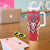 Custom Norway Football Tumbler With Handle Red Lion Football 2024 - Wonder Print Shop