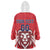 Custom Norway Football Wearable Blanket Hoodie Red Lion Football 2024 - Wonder Print Shop