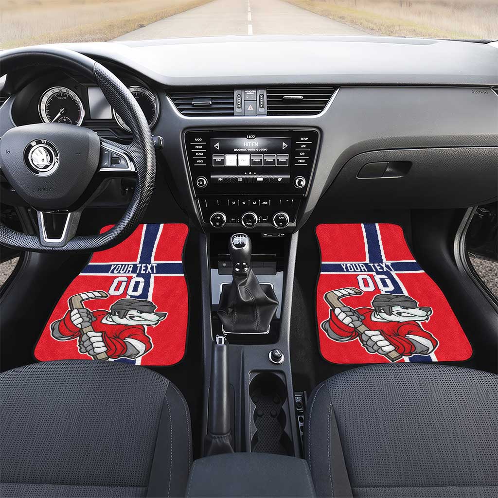 Custom Norway Hockey Car Mats The Polar Bears Hockey - Wonder Print Shop