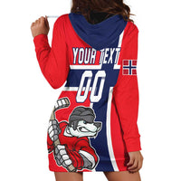 Custom Norway Hockey Hoodie Dress The Polar Bears Hockey - Wonder Print Shop